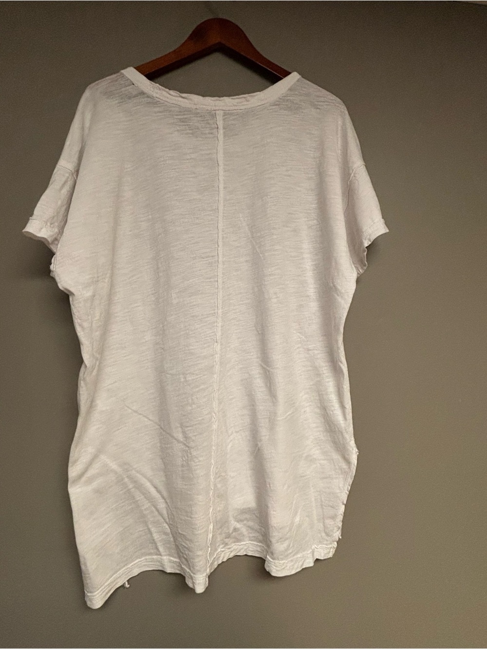 Pilcro Anthropologie Lightweight White Short Sleeve Swimsuit Cover - Picture 3 of 6
